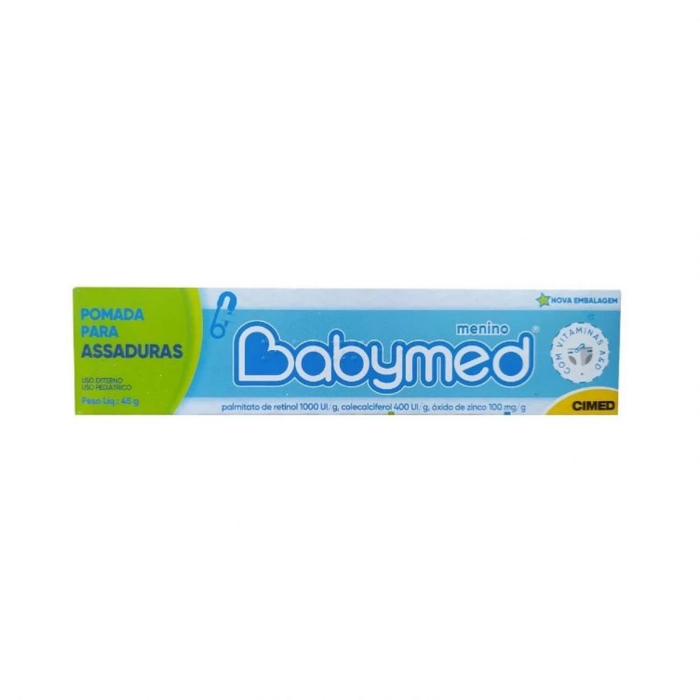 Babymed Pomada para Assaduras - Azul Cimed 45 Gramas | Shopee Brasil