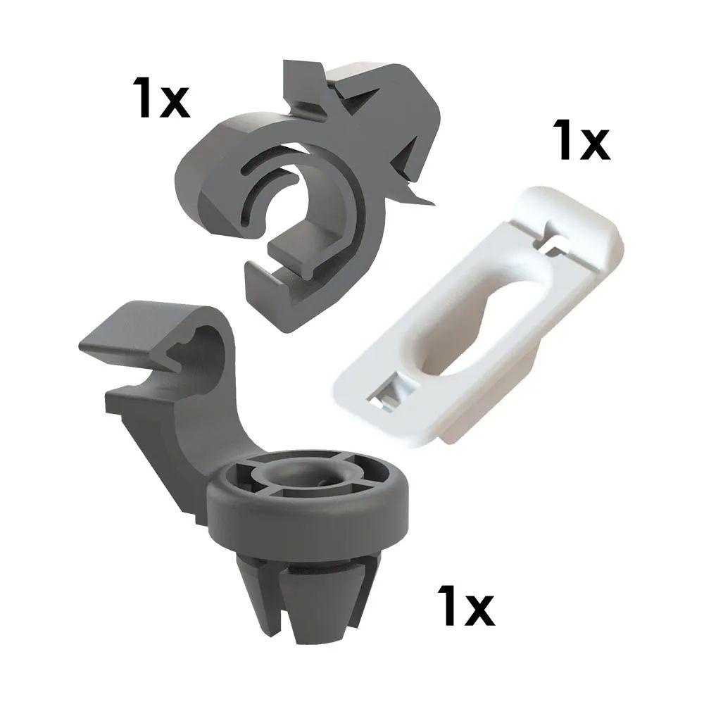 Kit Presilha Fixação Haste Vareta Capô Celta 2001 a 2012