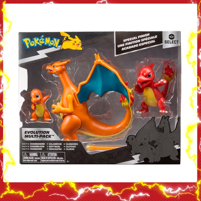 Grande Mega Evolução Figura Pokemon Gengar Charizard Eevee