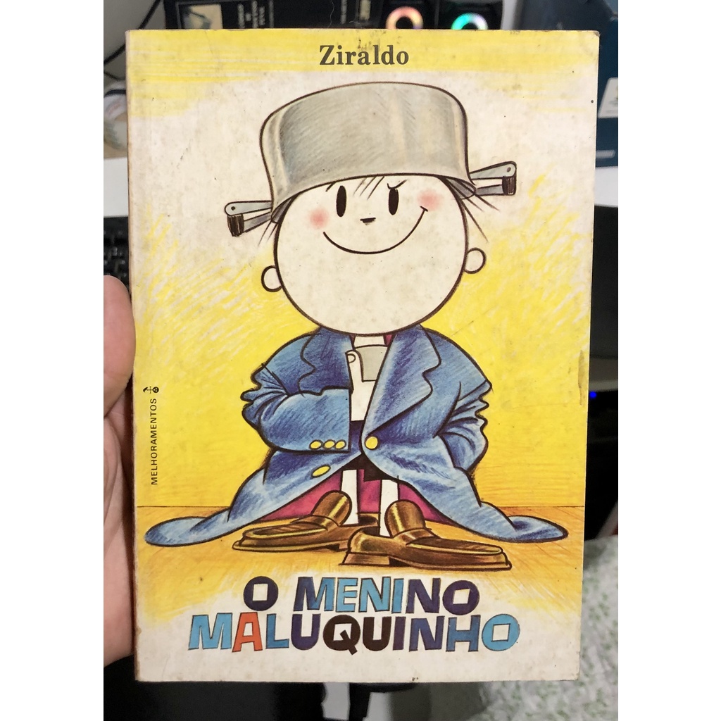 Livro o menino maluquinho ziraldo shopee brasil