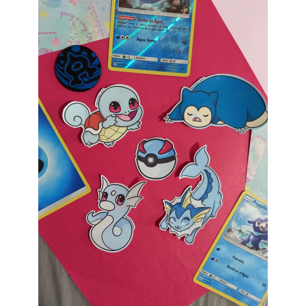 Kit Adesivo Novos Pokemons