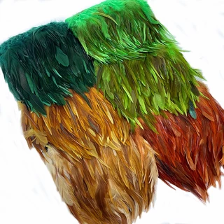 5metros/Lot Penas De Faisão Coloridas Fita De Natal Artesanato Naturais Costura De Casamento Roupas Feitas À Mão Plumas De Bricolage