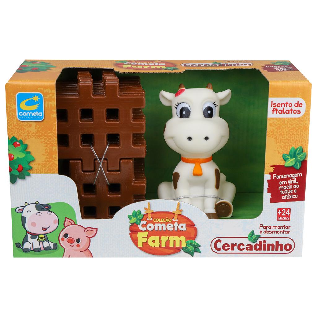 Jogo De Montar Tabuleiro Minha Fazenda 41 Peças Brinquedo Infantil