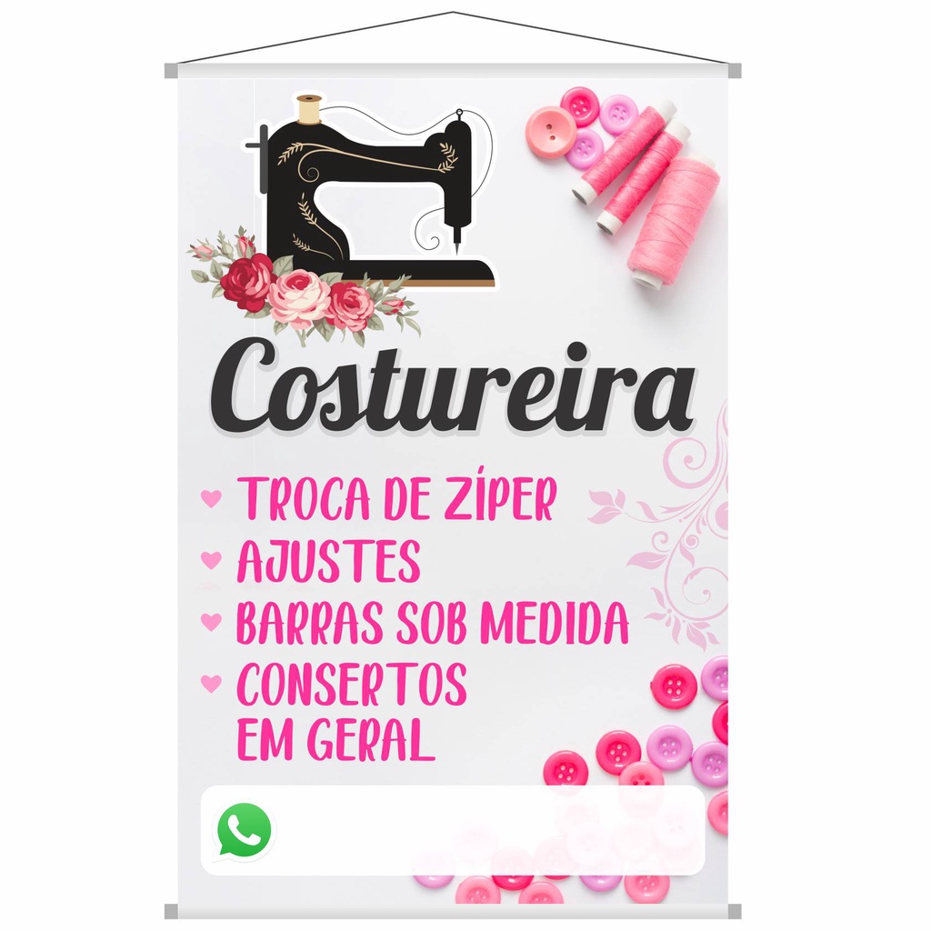 Banner Divulgação Costura Costureira Shopee Brasil