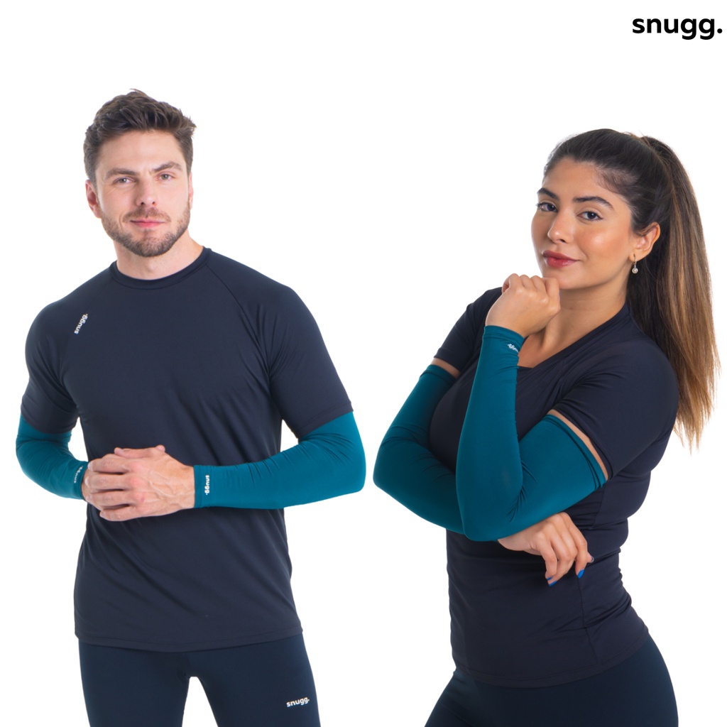 KIT 2 Pares Manguito Snugg Proteção UV50+ | Shopee Brasil