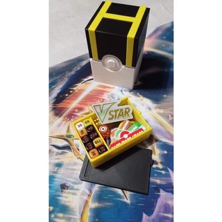 Deck Box com porta Dados Cartas Pokémon TCG