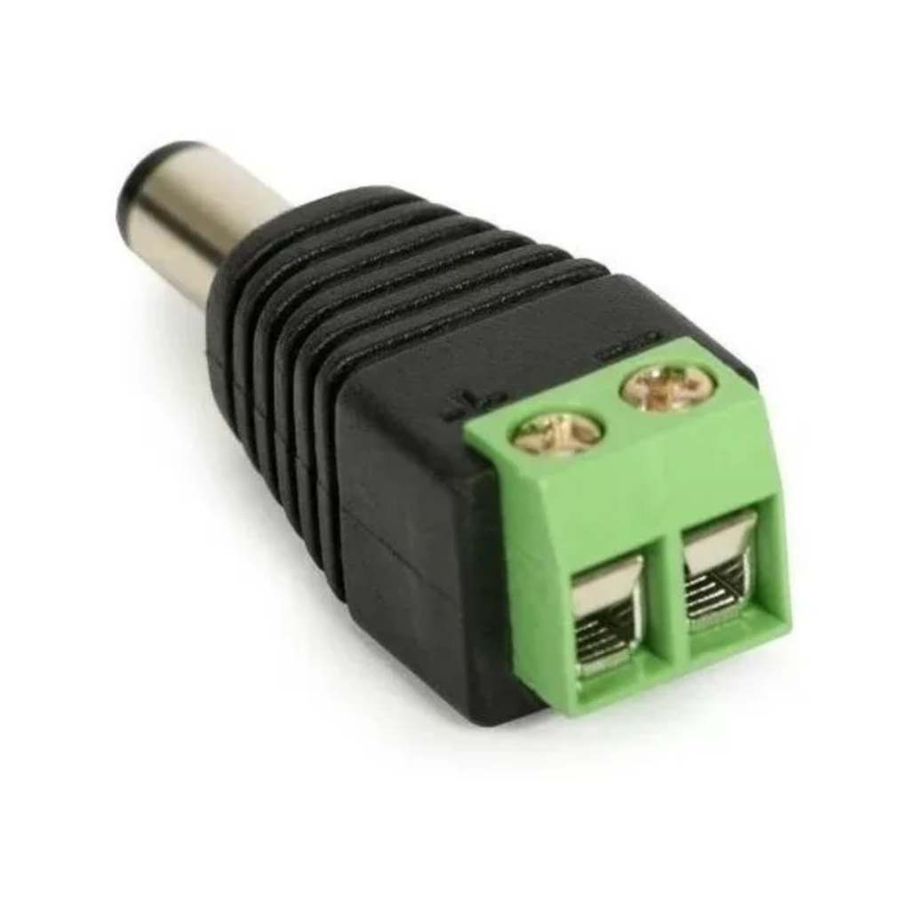 Conector Plug P4 Macho Com Borne Para Cftv Kit com 10 | Shopee Brasil
