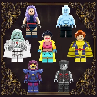 Cabo Colossus Arcanjo Psylocke Marvel Aniversário Brinquedos Educativos Para Crianças De Bricolage Blocos De Construção Minifiguras Tijolos Filme