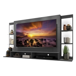 Painel com Espelho para TV até 60" Multimóveis Nairóbi FG3150 Grafite