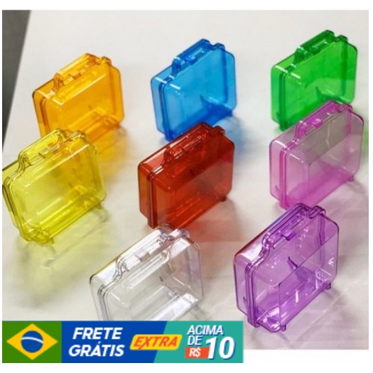15 Maletas - maletinhas de acrílico 13x13
