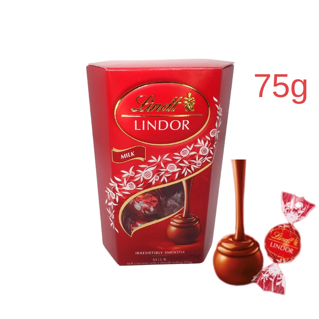 Chocolate Lindt Lindor Cornet Ao Leite 75g Shopee Brasil 6490