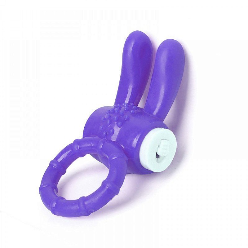 Anel peniano Coelho Vibrador com Estimulador de Clitóris