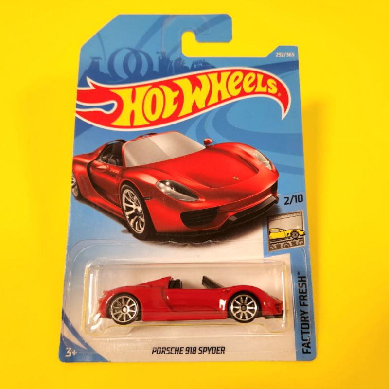 Hot Wheels Porsche 918 Spyder Vermelha Lacrado