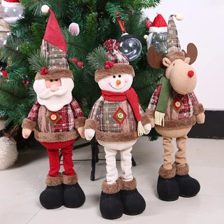 Decorações De Natal 48cm Papai Noel Bonecos Árvore Pingentes Presentes