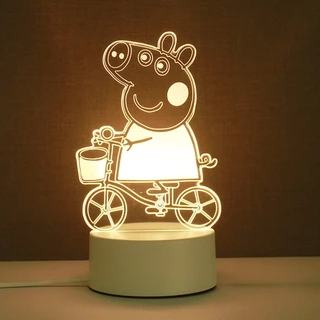 Acessórios Kawaii Lindos Desenhos Animados Kitty Kuromi My Melody Cinnamoroll Cute Beauty Bedroom Night Light Gifts Para A Família