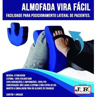 Almofada Giro Fácil Movimentação Manobra Girar Pacientes Acamados