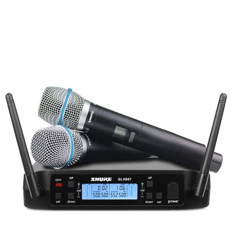 Microfone Sem Fio Duplo Glxd4 Shure Beta 58a Profissional | Shopee