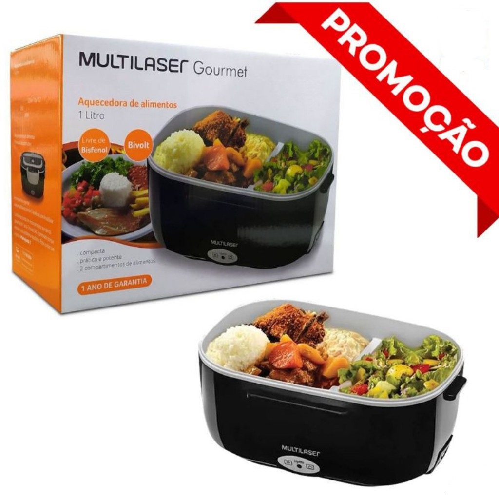 Marmita Elétrica Aquecedor de Alimentos Bivolt Multilaser