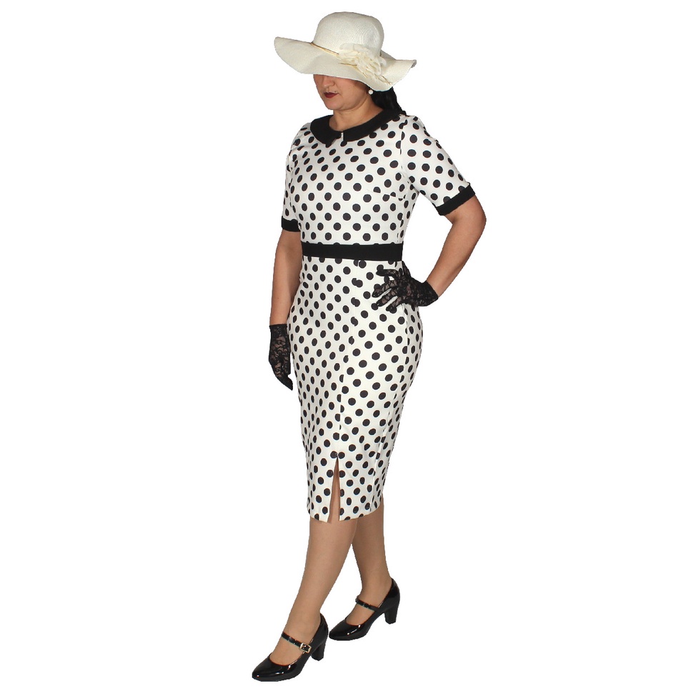 Vestido De Bolinha Anos 60 ou 70 Vermelho Festa Retrô Vintage