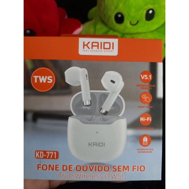 DAM. Fones de ouvido para jogos X15 TWS, Bluetooth 5.0. Modos de som para  jogos e música. Base de carregamento com luzes led RGB. Controle de toque.  - DAM