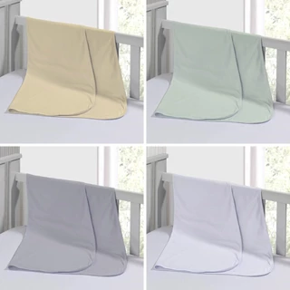 Kit 4 Cueiro Duplo 100% Algodão Cores Lisas Conforto de Bebê