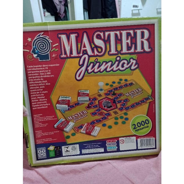 Jogo Tabuleiro Master Júnior - Grow + Frete Grátis