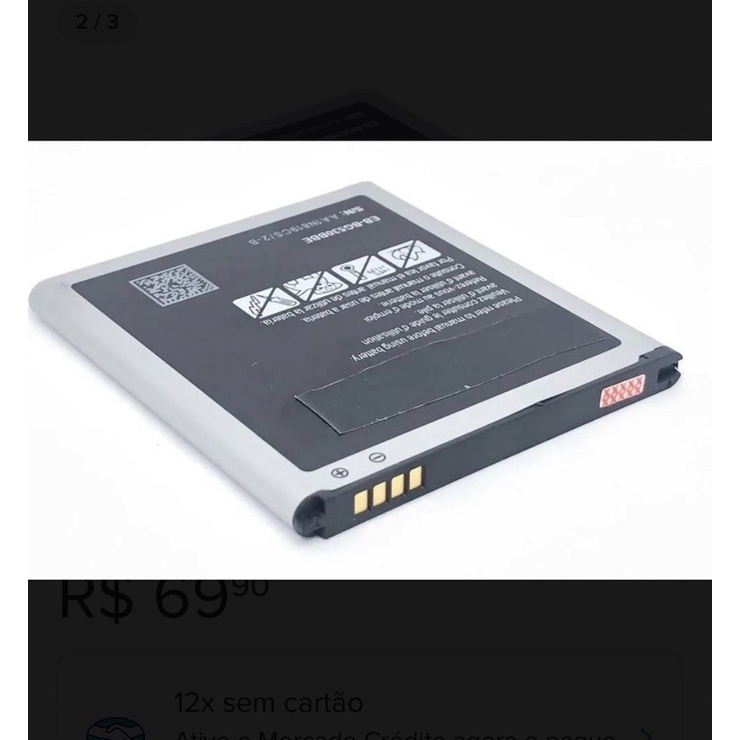 Flex B-batt--eria Compatível Com J5 J3 J2 Prime J2 Pro J2 Core Grand ...