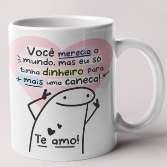 Caneca Meme Boneco Palito Flork Profissional De Ti - Corre Que Ta Baratinho