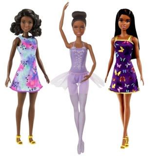 Boneca Menina Barbie Negra Quero Ser Bailarina Original