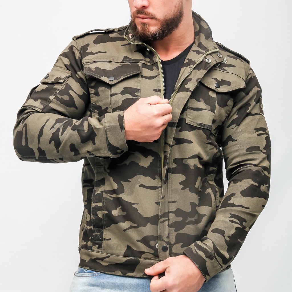 Jaqueta best sale masculina militar