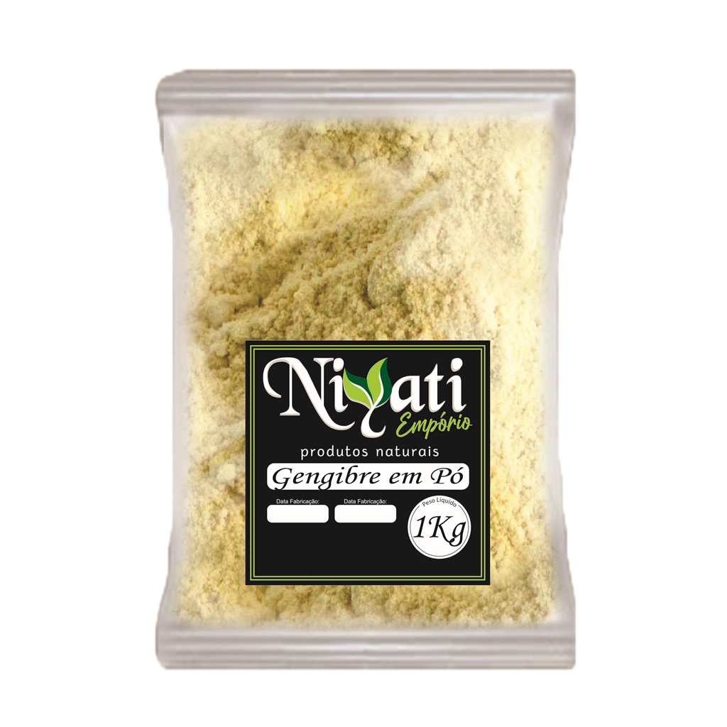 Gengibre em Pó 1kg 100% Puro PREMIUM