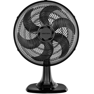 Ventilador de Mesa Ventisol Turbo 6 40CM 6 Pás 3 Velocidades Suporte de Parede Integrado