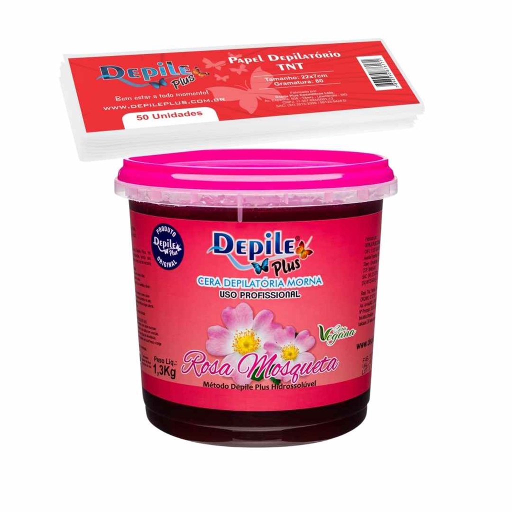 PAPEL DEPILATORIO DEPILE PLUS 50UN
