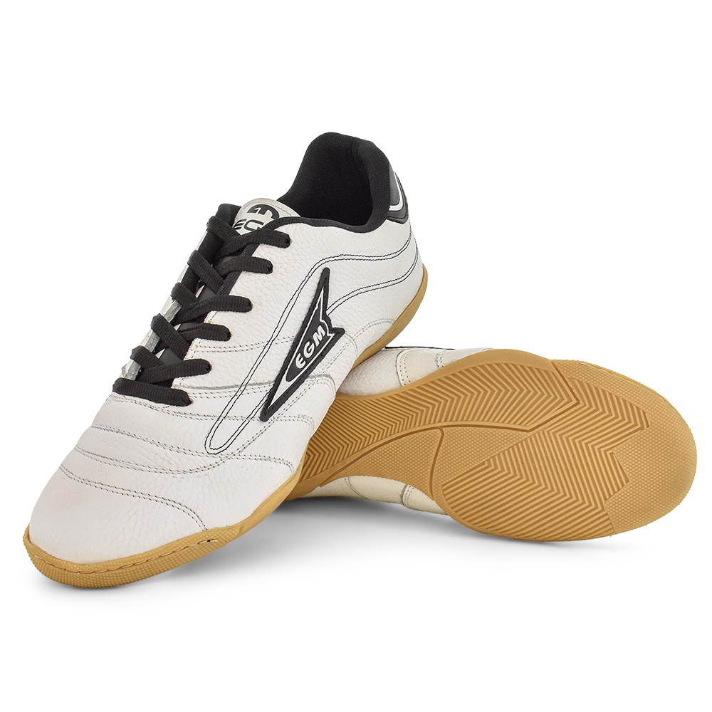 Tenis futsal store em couro legitimo