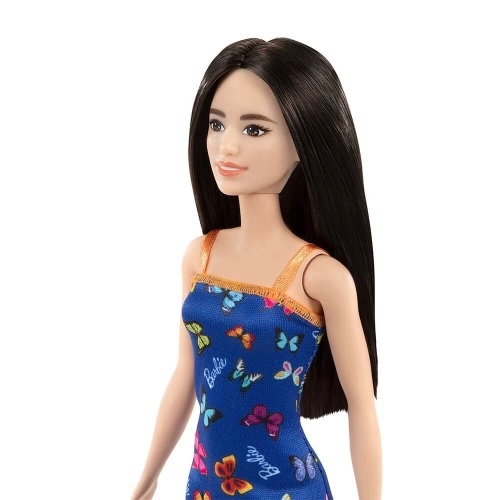 Boneca Barbie Fashionista Morena De Vestido Bolsa 157 Mattel em