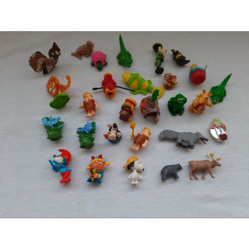 Miniatura Antiga Boneco Pássaro Brinquedo Kinder Ovo Coleção