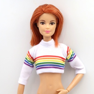 Barbie Barbie  Lister - Barbie - Roupa Listrada Preto e Branco - 1un -  Mattel - Barbie