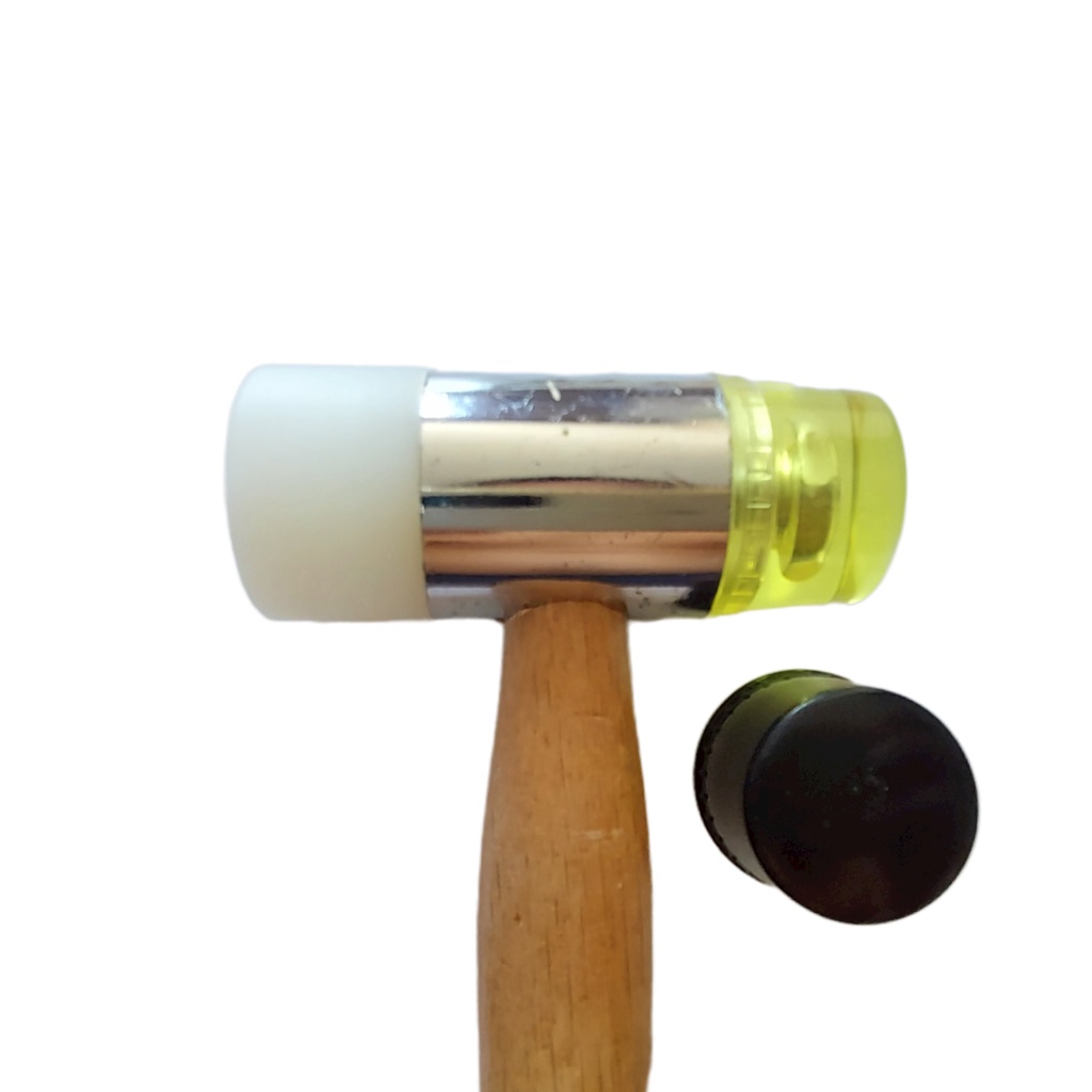 Martelo Pontas Intercambiáveis 3 Pontas Pu, Borracha E Nylon