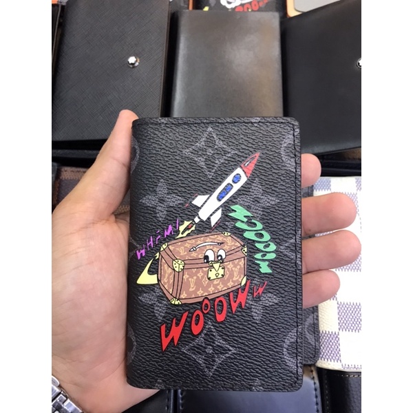 Porta cartão Carteira Masculina Guci Lv Montblanc Burberry Premium Importada