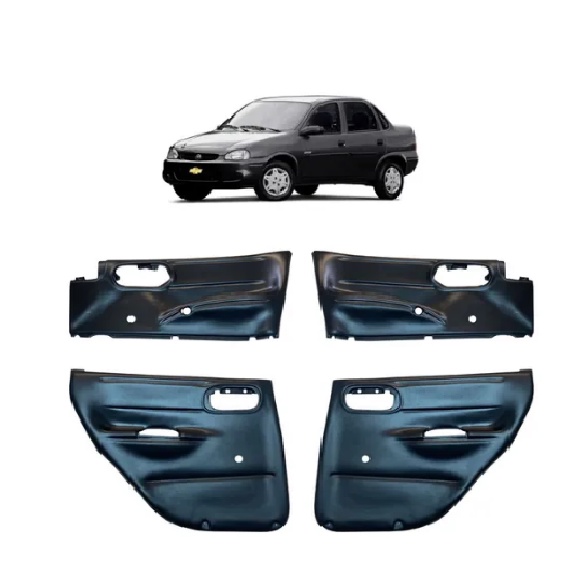 Forro Porta Corsa Classic 97 98 99 2000 Á 2016 Cinza PRETO