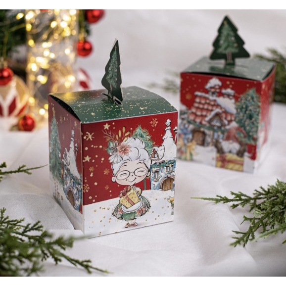 10 Caixa MINI PANETONE CANECA Pop-Up 3926 Polo Norte (Natal Ideia)