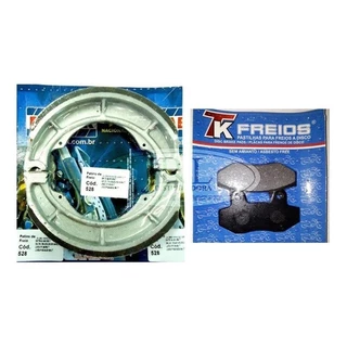 Kit Pastilha + Patim Lona De Freio Kasinski Gv 250 Mirage