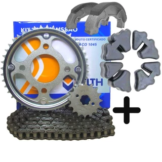Kit Relacao Velth CG 150 + Bucha da Coroa 150 + Lona