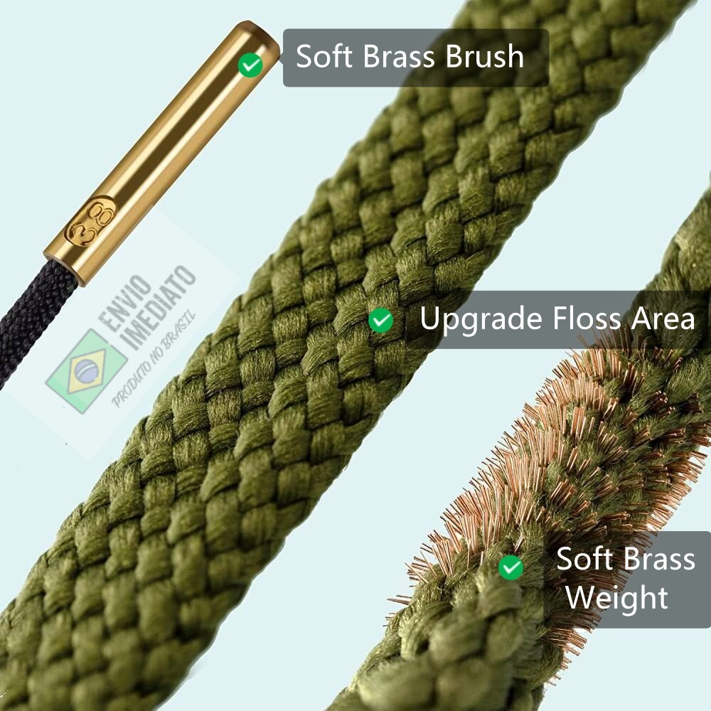 Bore Snake Cordel Para Limpeza de Cano de Armas Rifle / Carabina