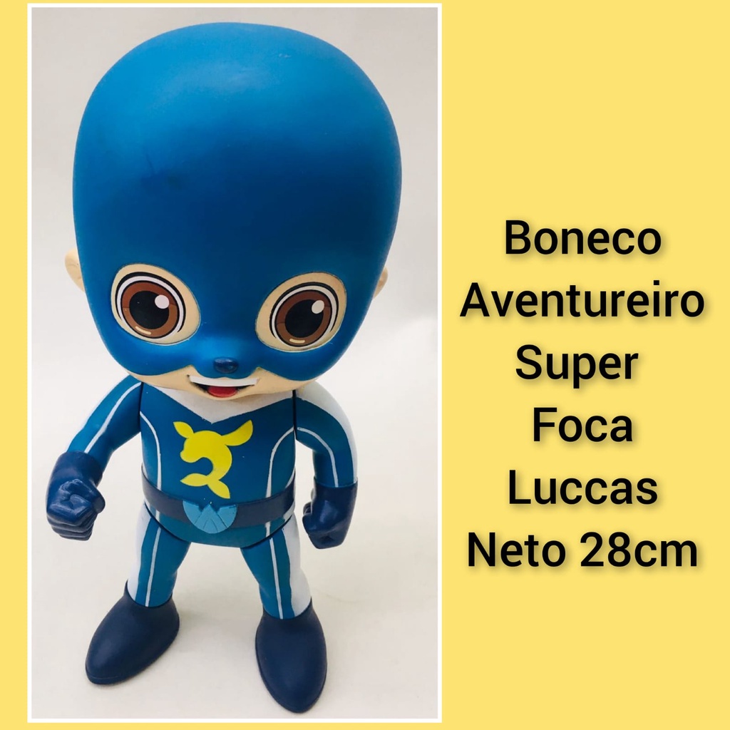 Boneco Luccas Neto – Aventureiro Super Foca – 1077- NovaBrink