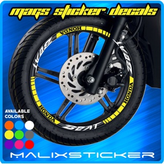 [beat HONDA MAGS STICKER DECALS Par Frente E Rearhonda fi Acessórios Motocicleta