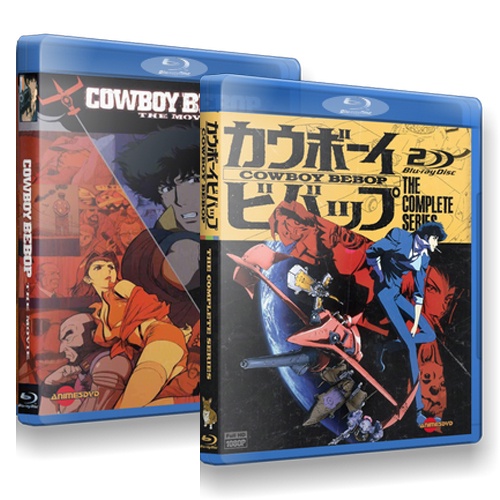 Blu-ray Cowboy Bebop - Série completa dublada com filme em alta definição.