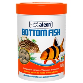 COMBO KIT IMPERDIVEL (3 FRASCOS) Ração Bottom Fish 150g - Alimenta Peixes de Fundo e Invertebrados Cascudo