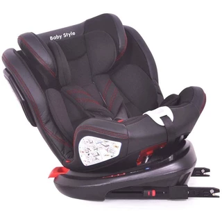 Cadeira de Carro Bebê 0 a 36kg Isofix Preto Baby Style