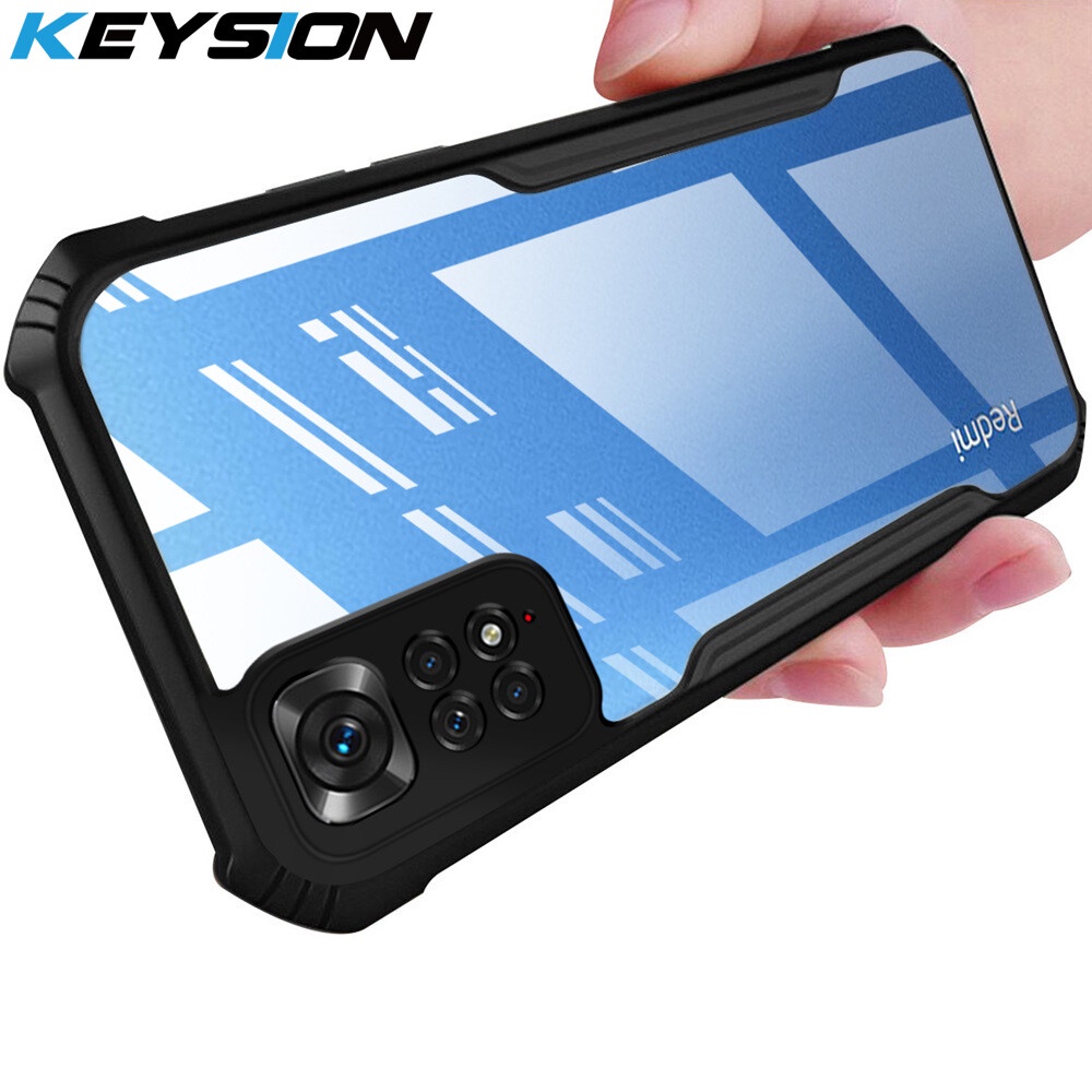 Keysion Capa Fashion Transparente Para Redmi Nota Pro G S De